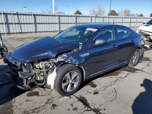 KIA OPTIMA HYB 2014 with VIN KNAGM4AD6E5068855 - Photo from auction