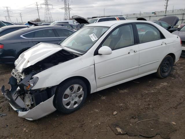 KIA SPECTRA EX 2009 with VIN KNAFE221095649520 - Photo from auction