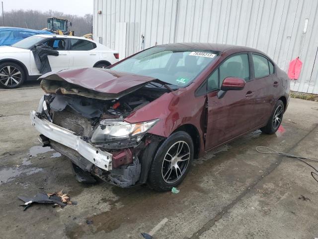 HONDA CIVIC LX 2014 with VIN 19XFB2F52EE219432 - Photo from auction