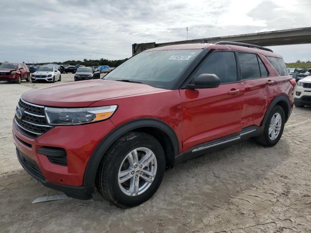 FORD EXPLORER X 2020 with VIN 1FMSK7DH1LGC92289 - Photo from auction