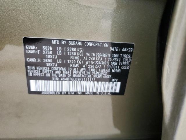Photo 14 from auction – 2024 SUBARU OUTBACK ON with VIN 4S4BTGLD9R3121477