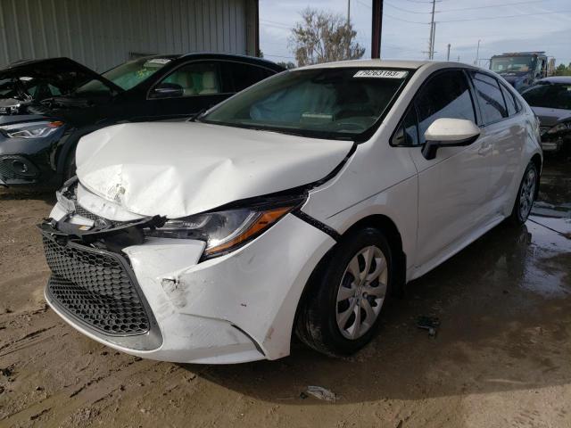TOYOTA COROLLA LE 2021 with VIN JTDEPMAE2MJ165387 - Photo from auction