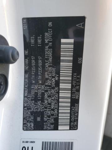 Photo 14 from auction – 2015 TOYOTA SIENNA LE with VIN 5TDKK3DC7FS567126