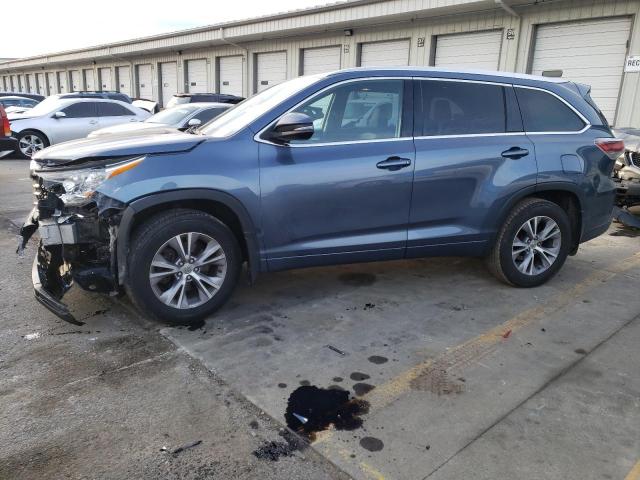 TOYOTA HIGHLANDER 2015 with VIN 5TDJKRFH8FS222467 - Photo from auction