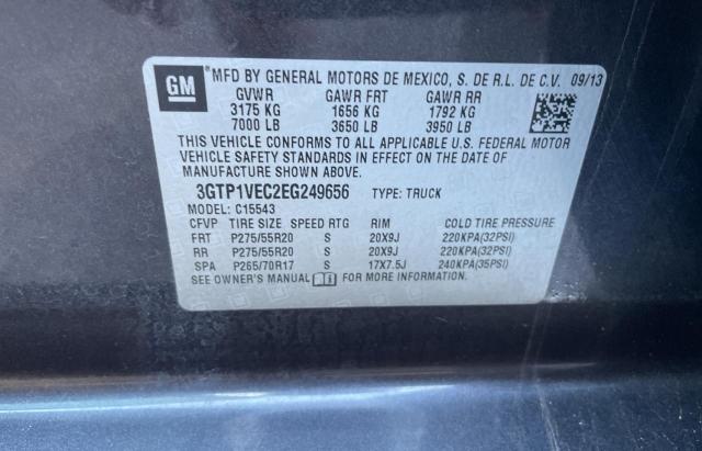 Photo 10 from auction – 2014 GMC SIERRA C15 with VIN 3GTP1VEC2EG249656