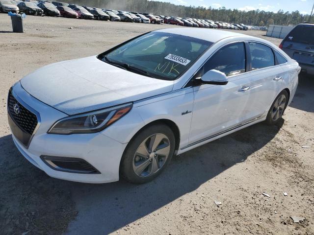 HYUNDAI SONATA HYB 2017 with VIN KMHE34L19HA059705 - Photo from auction