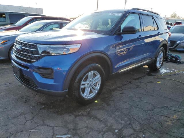 FORD EXPLORER X 2022 with VIN 1FMSK8DH1NGC40864 - Photo from auction