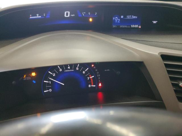 Photo 9 from auction – 2012 HONDA CIVIC EXL with VIN 19XFB2F90CE045117
