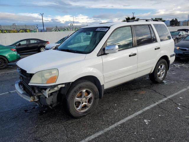 HONDA PILOT EXL 2004 with VIN 2HKYF18554H539701 - Photo from auction