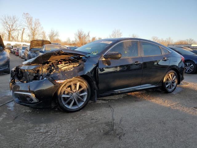 HONDA CIVIC EX 2019 with VIN 19XFC1F35KE010641 - Photo from auction