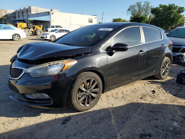 KIA FORTE EX 2015 with VIN KNAFX5A82F5336460 - Photo from auction