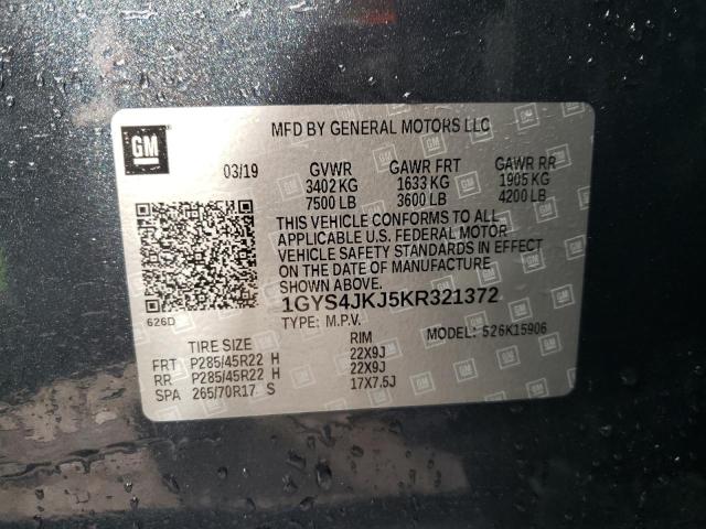 Photo 14 from auction – 2019 CADILLAC ESCALADE E with VIN 1GYS4JKJ5KR321372