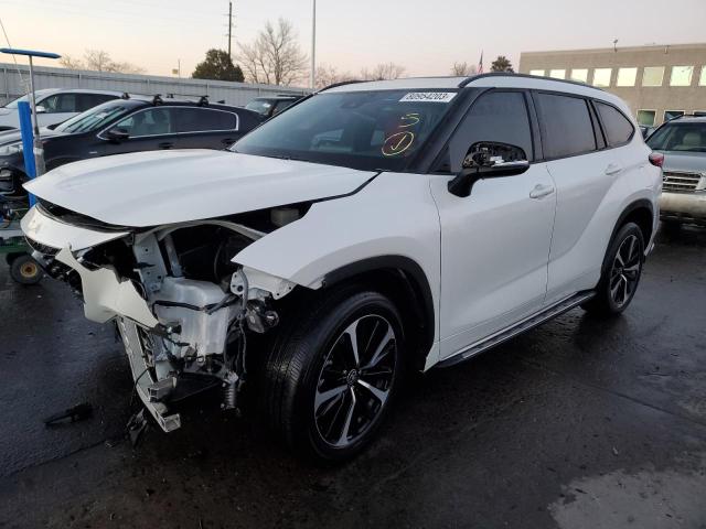 TOYOTA HIGHLANDER 2021 with VIN 5TDJZRBHXMS122322 - Photo from auction