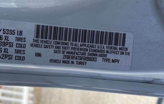 Photo 10 from auction – 2015 RAM PROMASTER with VIN ZFBERFAT9F6198013