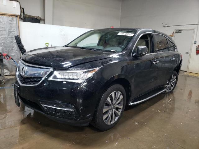 Foto 1 de la subasta – 2014 ACURA MDX TECHNO con VIN 5FRYD4H4XEB020818