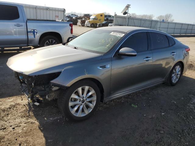 KIA OPTIMA EX 2016 with VIN 5XXGU4L34GG114494 - Photo from auction