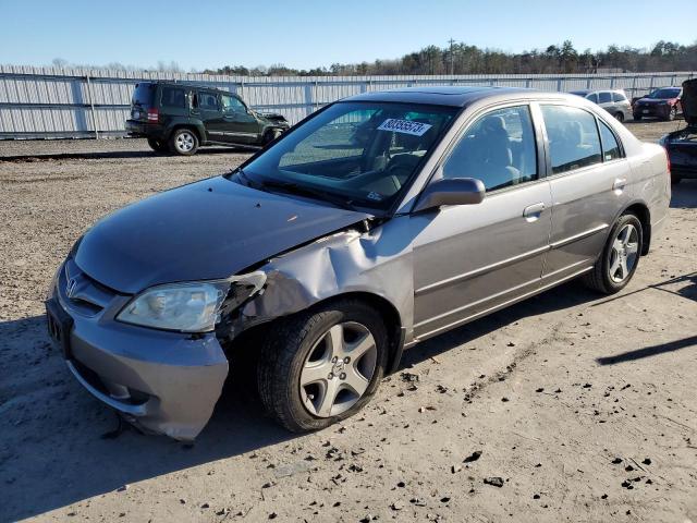 HONDA CIVIC EX 2005 with VIN 2HGES26765H538285 - Photo from auction