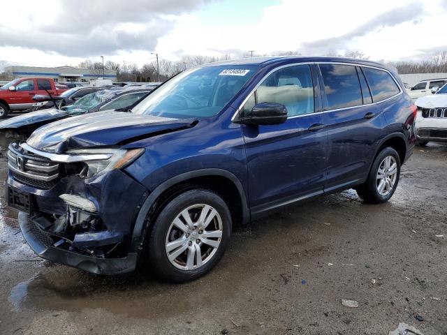 HONDA PILOT LX 2016 with VIN 5FNYF6H14GB112698 - Photo from auction