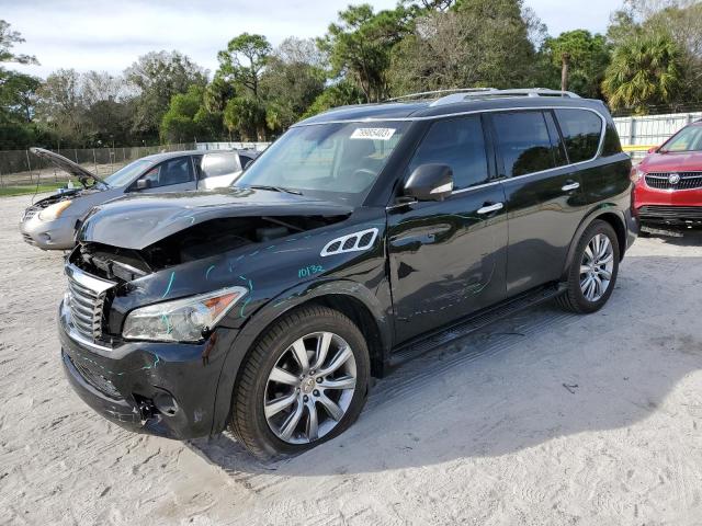 INFINITI QX56 2011 with VIN JN8AZ2ND5B9700309 - Photo from auction
