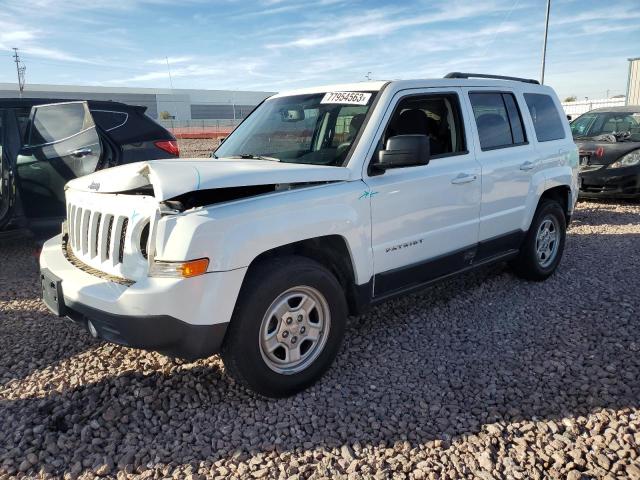 Photo 1 from auction – 2016 JEEP PATRIOT SP with VIN 1C4NJPBA0GD743522