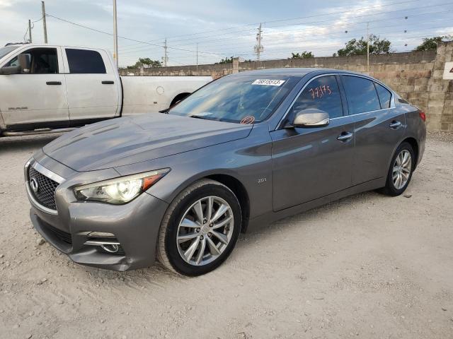 INFINITI Q50 BASE 2016 with VIN JN1CV7AP3GM201660 - Photo from auction