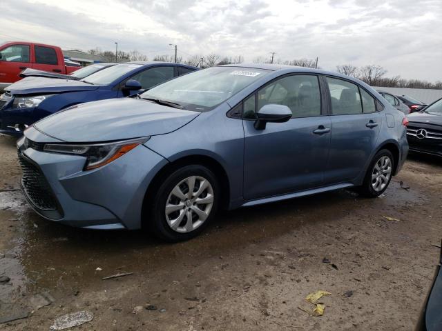 TOYOTA COROLLA LE 2021 with VIN JTDEPMAE7MJ139173 - Photo from auction