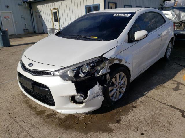KIA FORTE EX 2014 with VIN KNAFX6A80E5220582 - Photo from auction