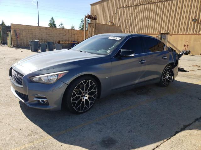 INFINITI Q50 BASE 2014 with VIN JN1BV7AP3EM689842 - Photo from auction