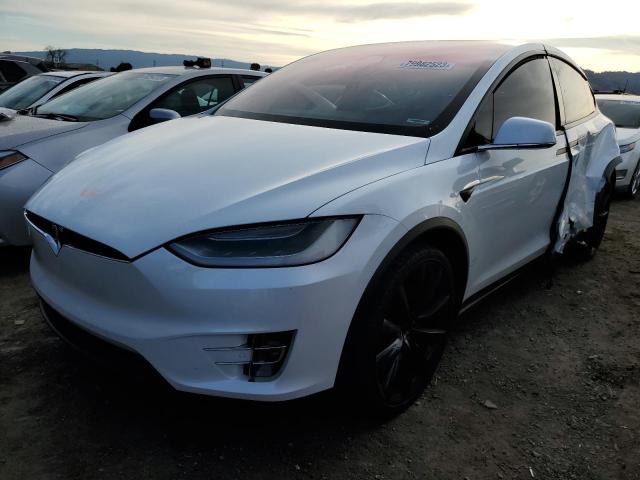 TESLA MODEL X 2016 with VIN 5YJXCDE42GF026345 - Photo from auction