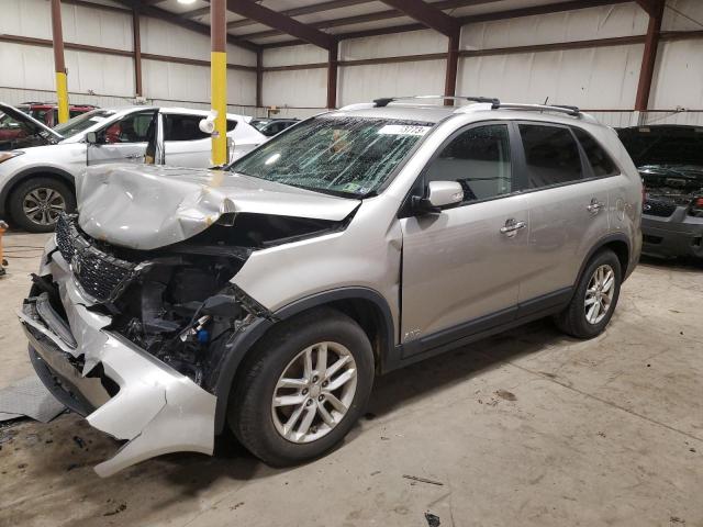 KIA SORENTO LX 2014 with VIN 5XYKTCA63EG445502 - Photo from auction