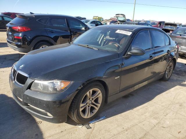 BMW 328 I 2008 with VIN WBAVA37558NL54503 - Photo from auction