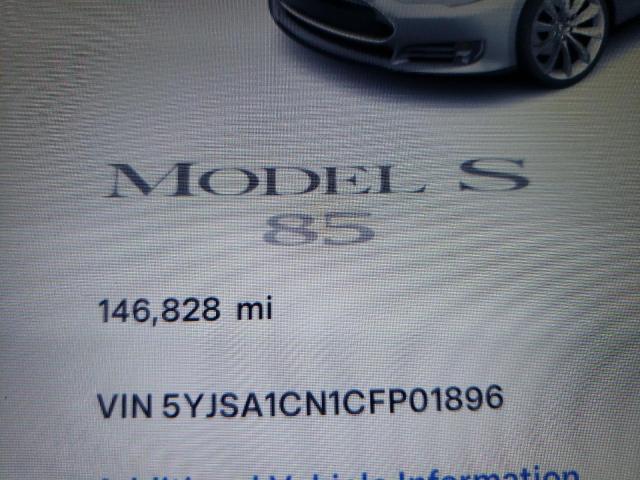 Photo 9 from auction – 2012 TESLA MODEL S with VIN 5YJSA1CN1CFP01896