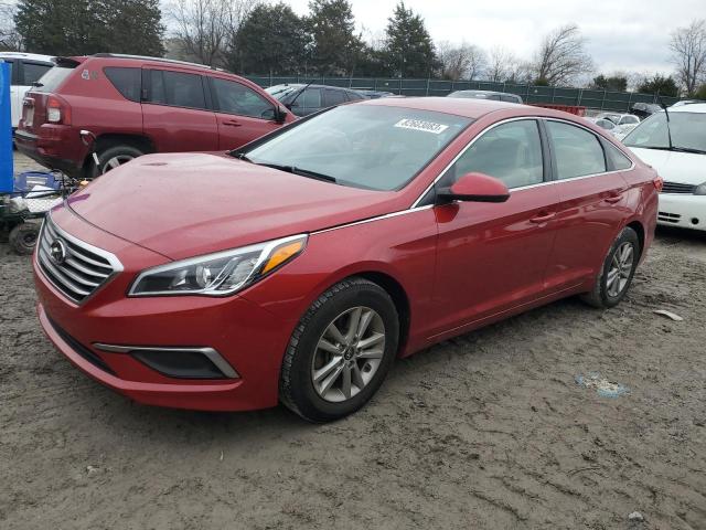 HYUNDAI SONATA SE 2017 with VIN 5NPE24AF3HH497344 - Photo from auction