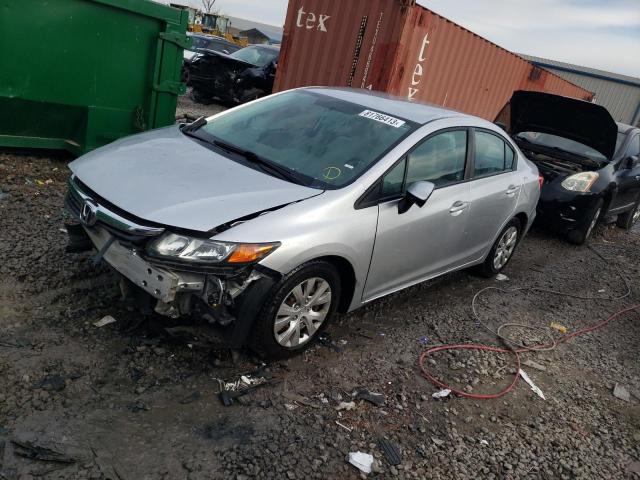 HONDA CIVIC LX 2012 with VIN 19XFB2F55CE062184 - Photo from auction