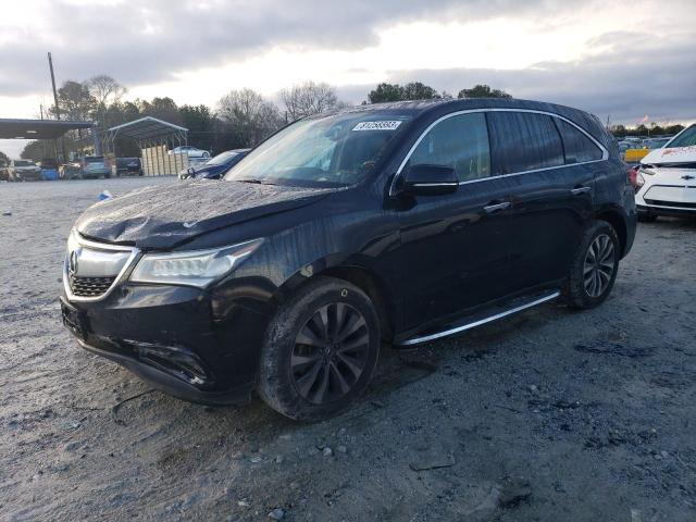ACURA MDX TECHNO 2014 with VIN 5FRYD4H65EB026754 - Photo from auction