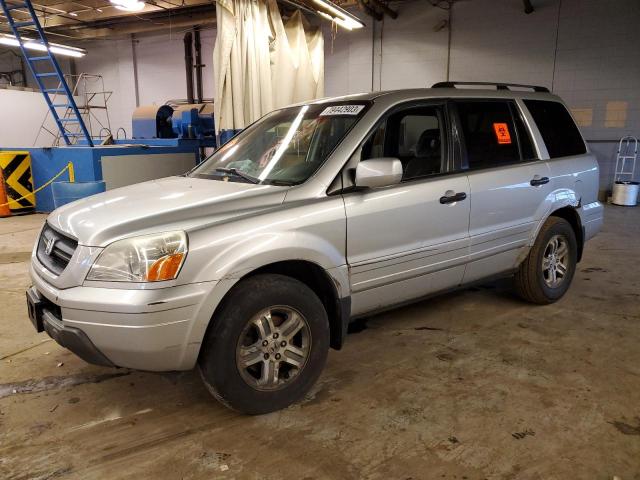 HONDA PILOT EXL 2004 with VIN 2HKYF18654H619265 - Photo from auction