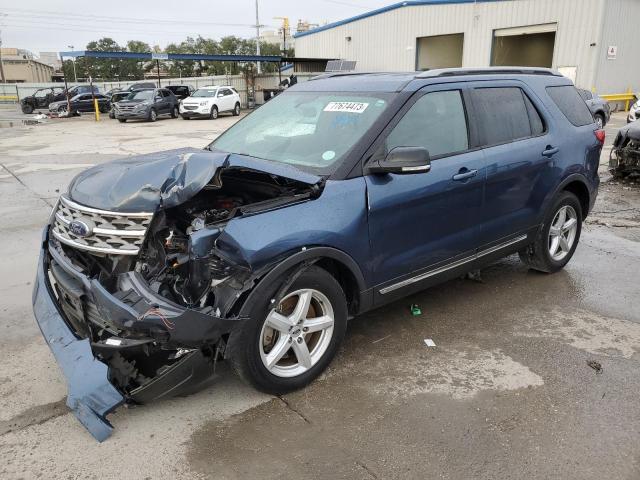 FORD EXPLORER X 2018 with VIN 1FM5K7D8XJGB91343 - Photo from auction