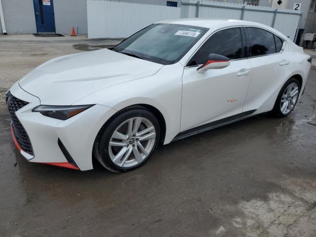 LEXUS IS 300 2022 with VIN JTHAA1D27N5120454 - Photo from auction