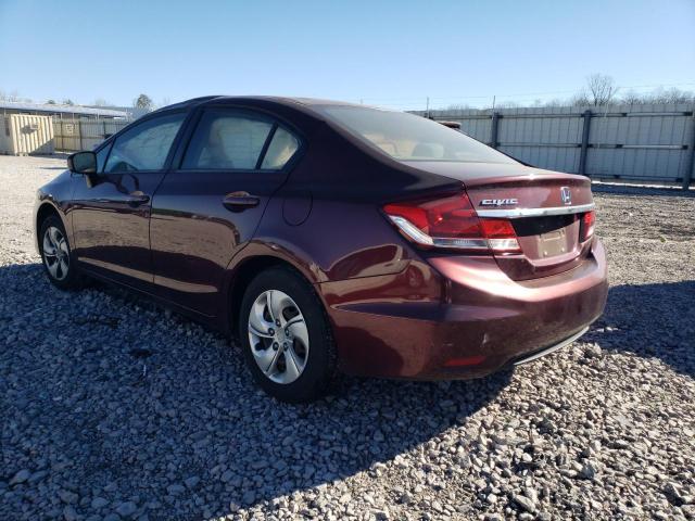 Photo 2 from auction – 2015 HONDA CIVIC LX with VIN 19XFB2F52FE094191