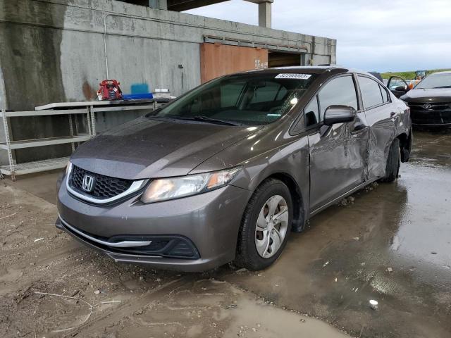 HONDA CIVIC LX 2015 with VIN 19XFB2F54FE116966 - Photo from auction