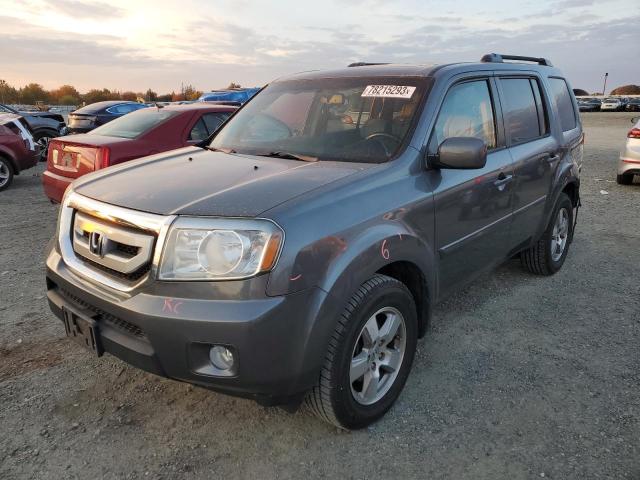 HONDA PILOT EXLN 2011 with VIN 5FNYF3H71BB054481 - Photo from auction