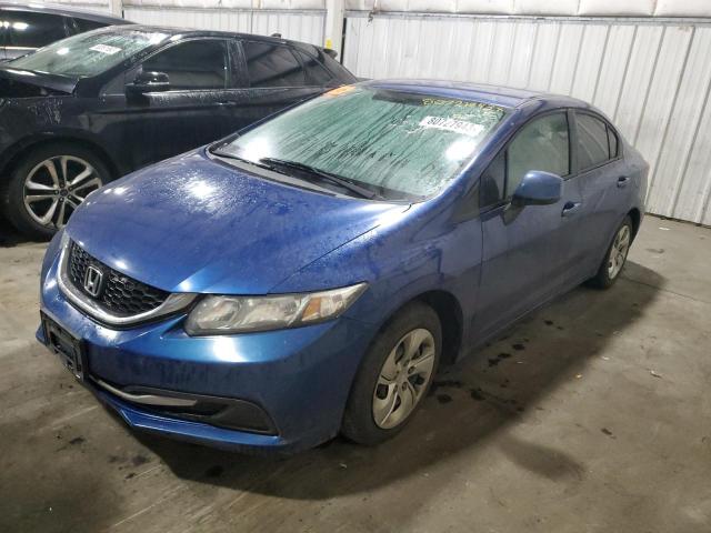 Photo 1 from auction – 2013 HONDA CIVIC LX with VIN 19XFB2F54DE289285