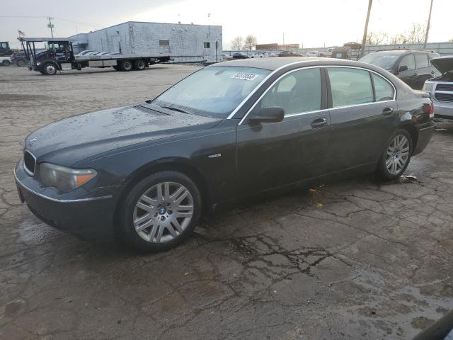 BMW 745 LI 2002 with VIN WBAGN63492DR06741 - Photo from auction