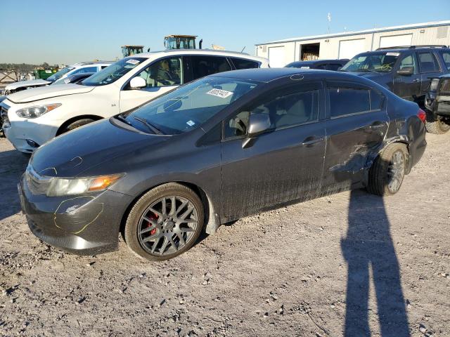 HONDA CIVIC LX 2012 with VIN 2HGFB2F58CH504185 - Photo from auction
