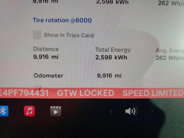 Photo 9 from auction – 2023 TESLA MODEL Y with VIN 7SAYGDEE4PF794431