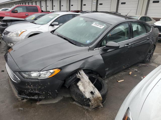 FORD FUSION SE 2018 with VIN 3FA6P0LU0JR116052 - Photo from auction
