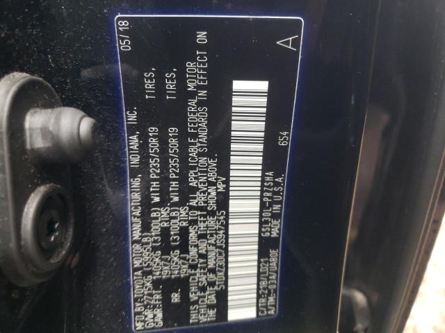 Photo 14 from auction – 2018 TOYOTA SIENNA SE with VIN 5TDXZ3DC7JS947545
