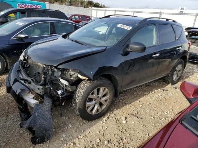 Photo 1 from auction – 2012 NISSAN MURANO S with VIN JN8AZ1MW0CW222218