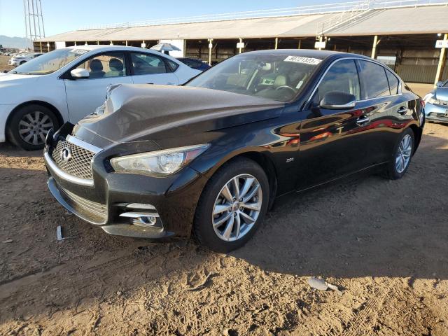 INFINITI Q50 BASE 2017 with VIN JN1CV7AP1HM642219 - Photo from auction
