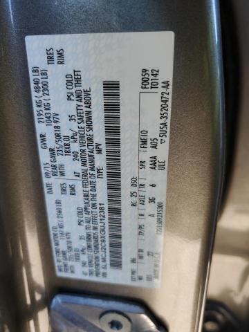 Photo 14 from auction – 2016 LINCOLN MKC SELECT with VIN 5LMCJ2C9XGUJ12381